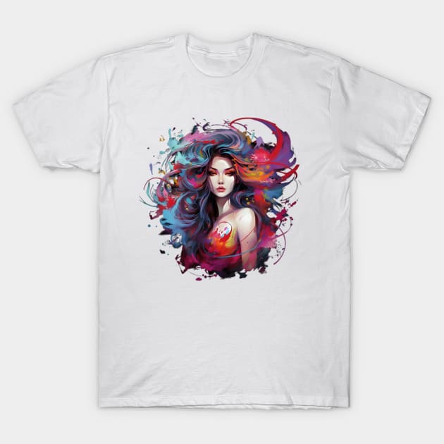 graffity color art T-Shirt by Apotis